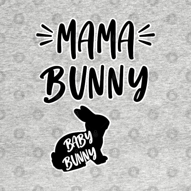 Mama bunny baby. Gift for mom. Pregnancy announcement. Perfect present for mom mother dad father friend him or her by SerenityByAlex